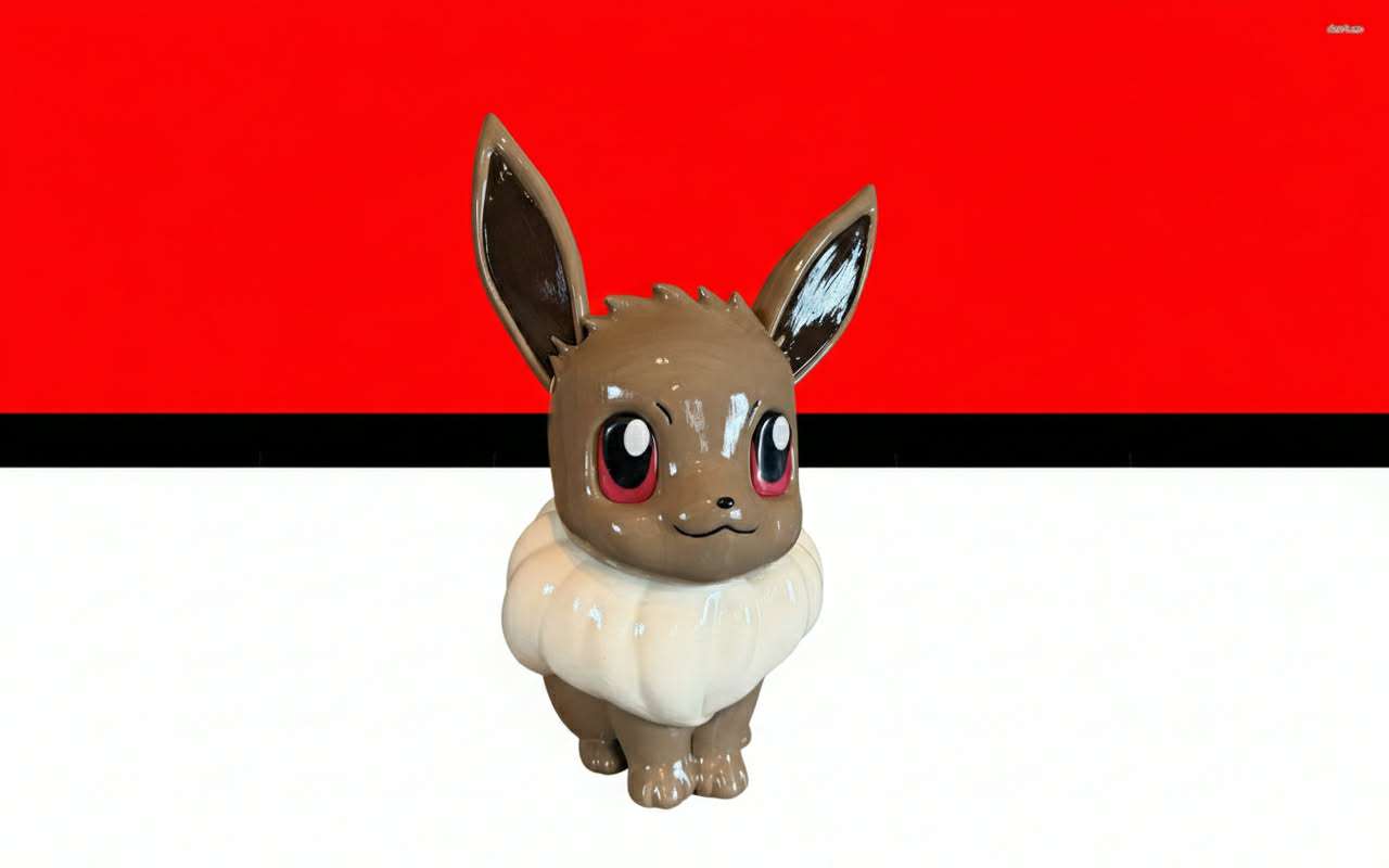 Life-Size 1:1 Eevee Scale Model – Professional Finish & Ready to Display!