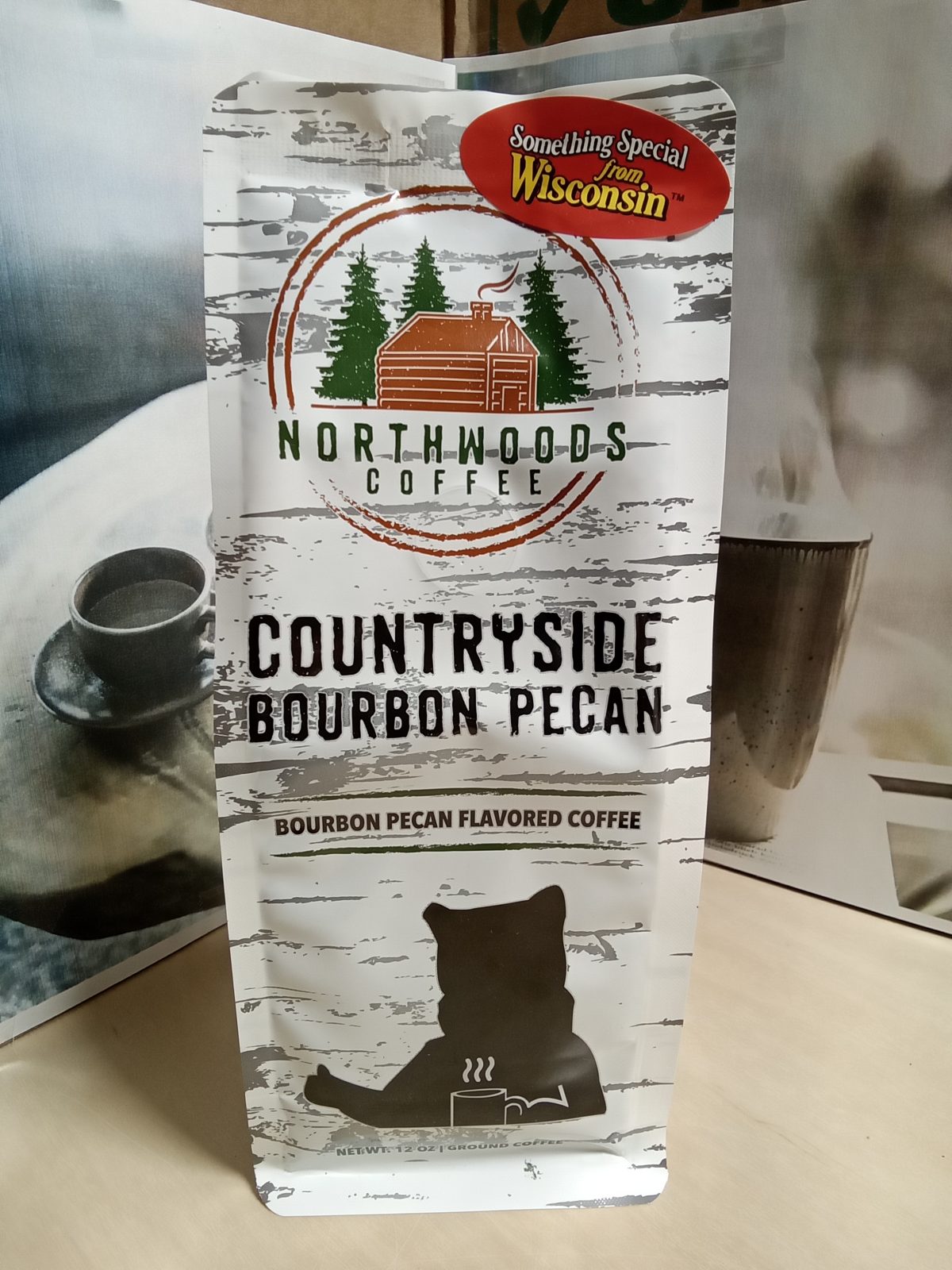 Northwoods Coffee Countryside Bourbon Pecan 12oz Ground Coffee