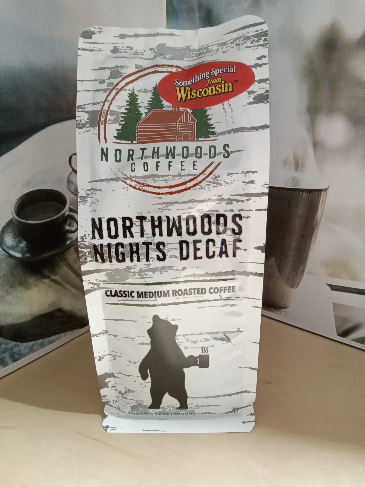 Northwoods Nights Decaf Coffee, Medium Roast (12oz Ground)