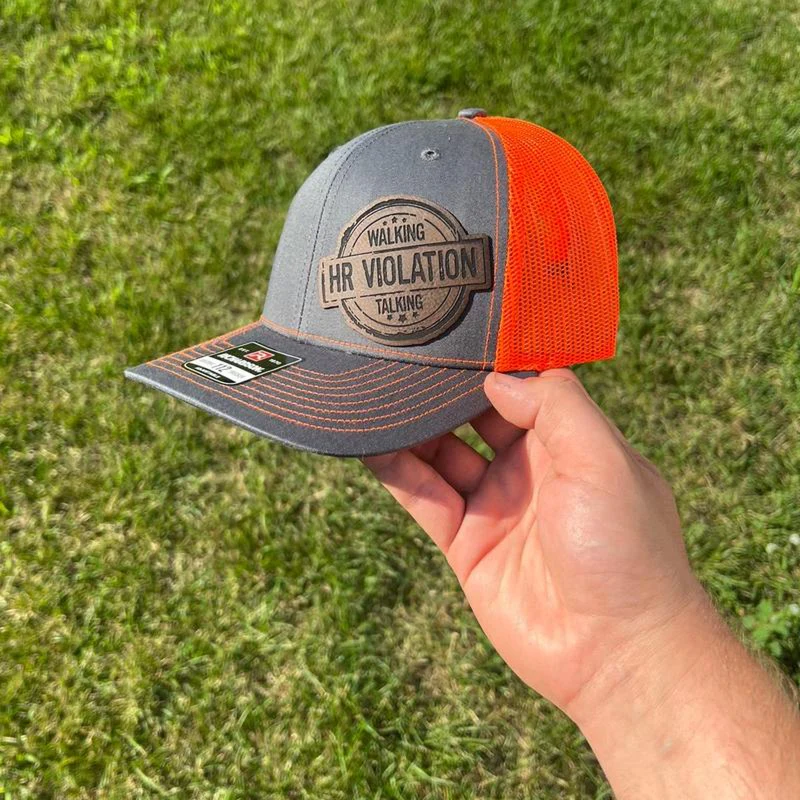 Walking and Talking HR VIOLATION Hat Richardson 112 Orange