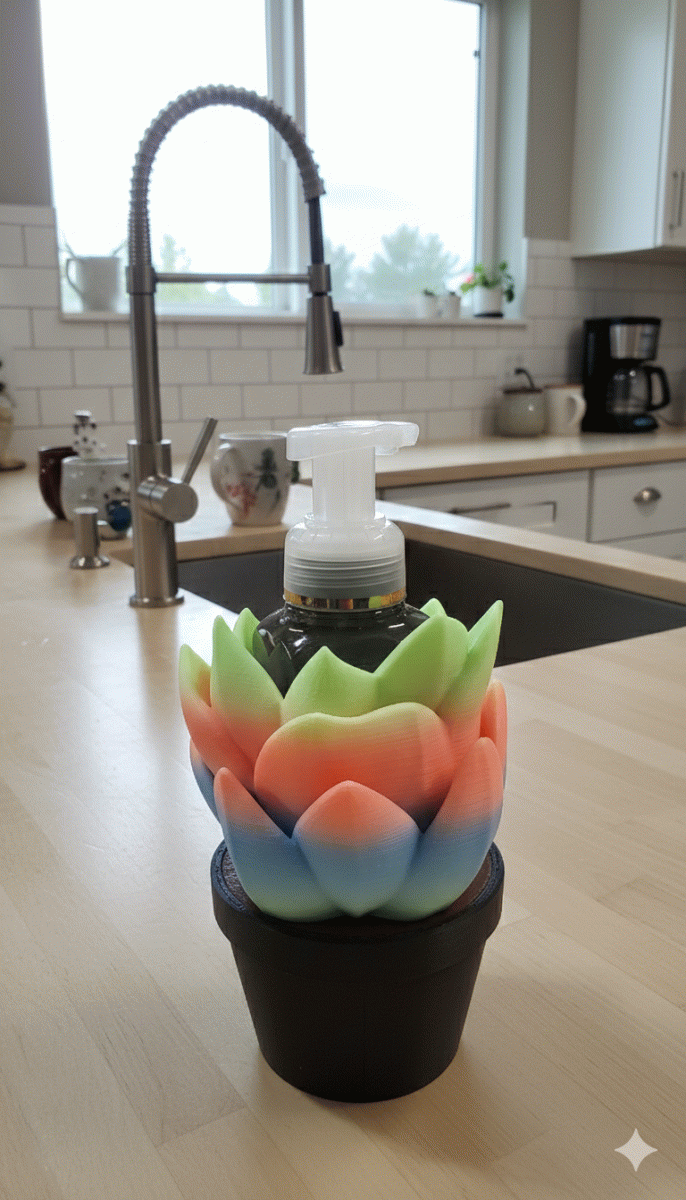 Succulent  soap holder for Bath and Body Works Soap Various colors