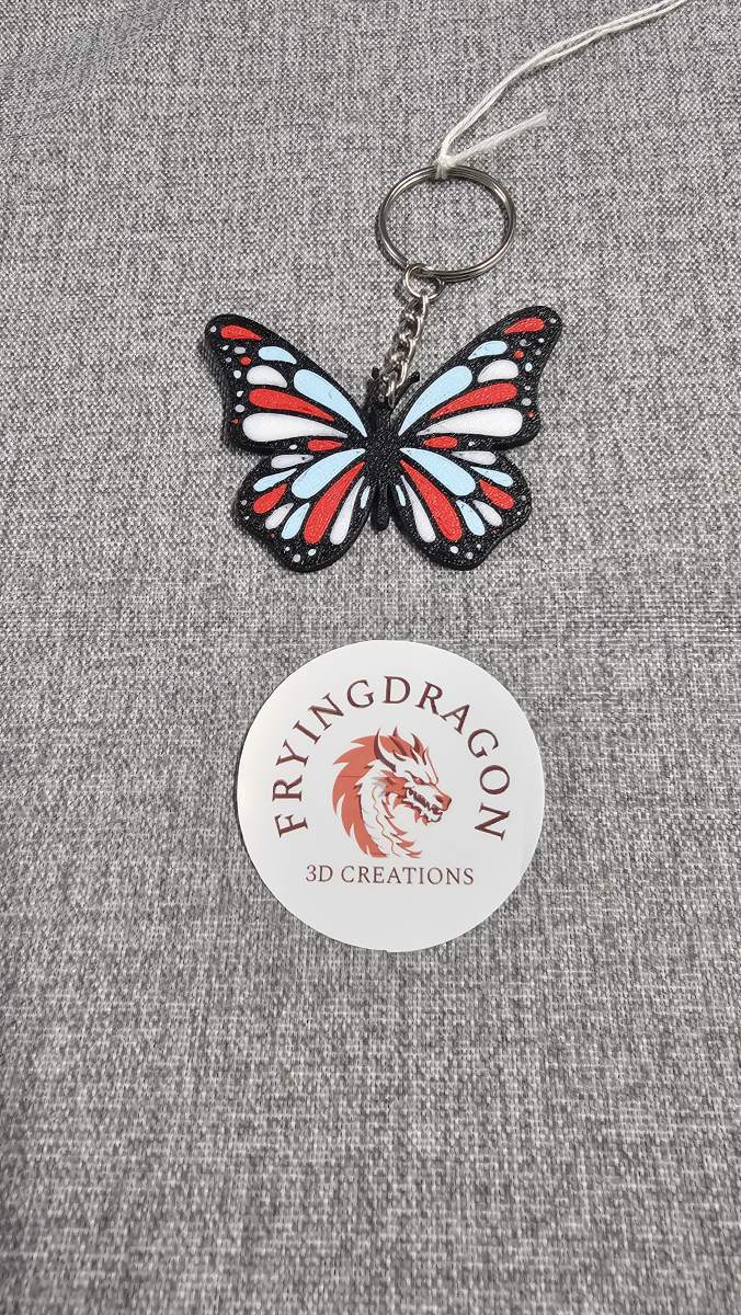 Butterfly Keychain (Various Colors)